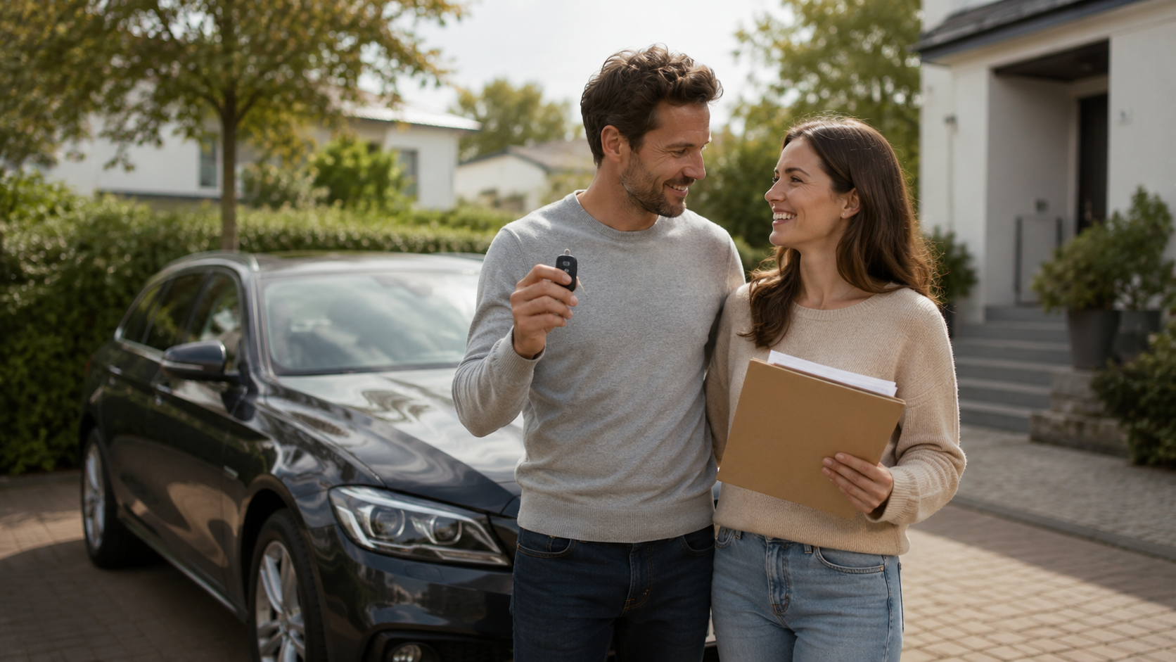 Gebrauchtwagen online anmelden via Smartphone oder Laptop